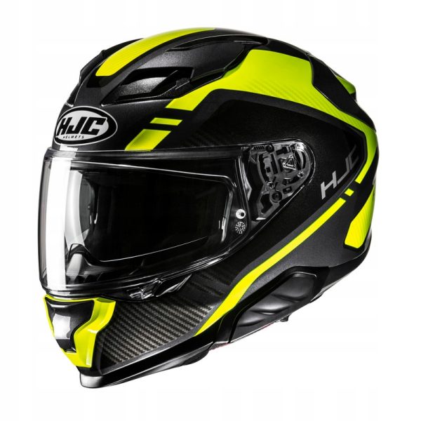 KASK HJC F71 TOZZ BLACK/YELLOW M - 1